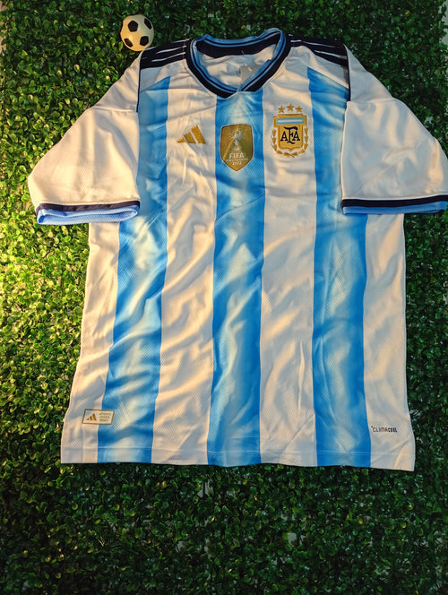 Argentina - 1° uniforme 2022 (Patch copa do mundo)